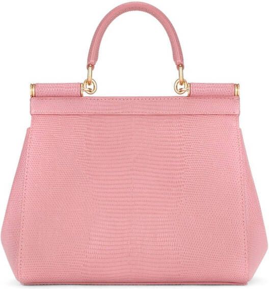 Dolce & Gabbana Medium Sicily schoudertas Roze