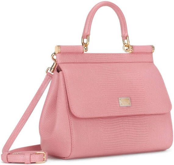 Dolce & Gabbana Medium Sicily schoudertas Roze