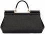 Dolce & Gabbana Medium Sicily leren tas met handgreep Zwart - Thumbnail 3