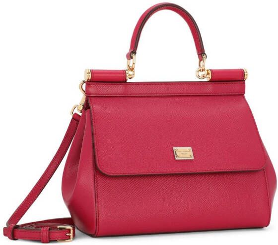 Dolce & Gabbana Sicily medium schoudertas Rood