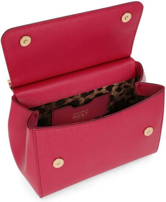Dolce & Gabbana Sicily medium schoudertas Rood