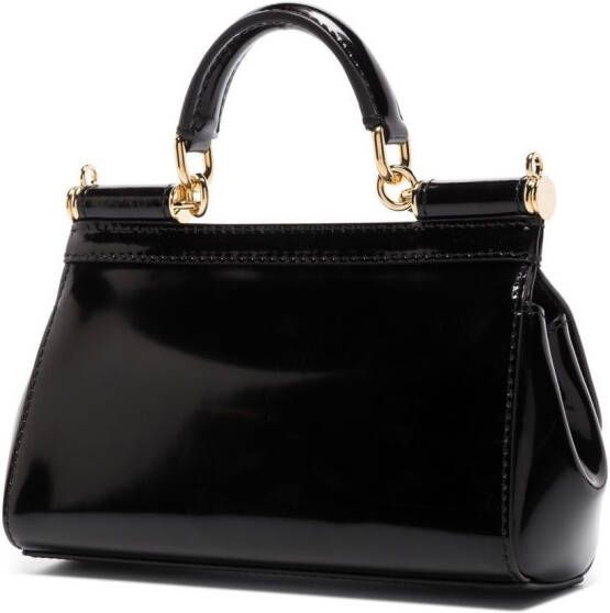 Dolce & Gabbana Sicily kleine shopper Zwart
