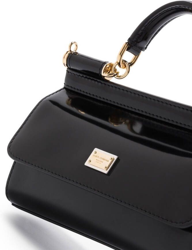 Dolce & Gabbana Sicily kleine shopper Zwart