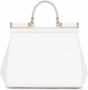 Dolce & Gabbana Sicily grote tas met handgreep en print Wit - Thumbnail 3