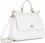 Dolce & Gabbana Sicily grote tas met handgreep en print Wit - Thumbnail 4
