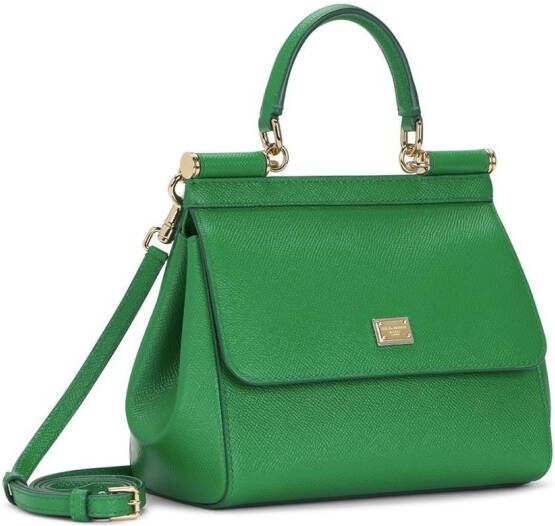 Dolce & Gabbana Sicily klein tas Groen