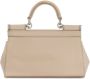 Dolce & Gabbana KIM DOLCE&GABBANA Sicily kleine handtas Beige - Thumbnail 3