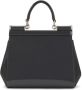 Dolce & Gabbana KIM DOLCE&GABBANA Sicily kleine tas met handgreep Zwart - Thumbnail 3