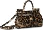 Dolce & Gabbana KIM DOLCE&GABBANA Sicily kleine tas met handgreep Bruin - Thumbnail 4