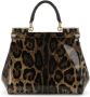 Dolce & Gabbana KIM medium Sicily tas met handgreep Bruin - Thumbnail 3