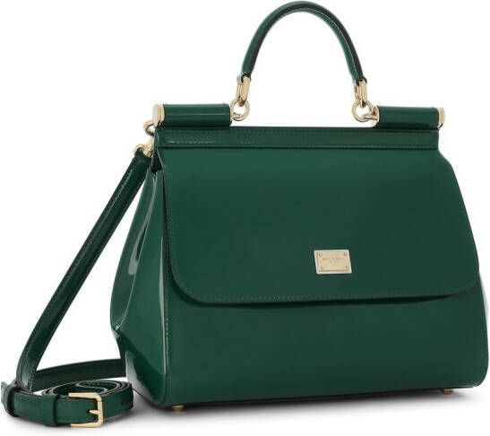 Dolce & Gabbana Sicily medium schoudertas Groen