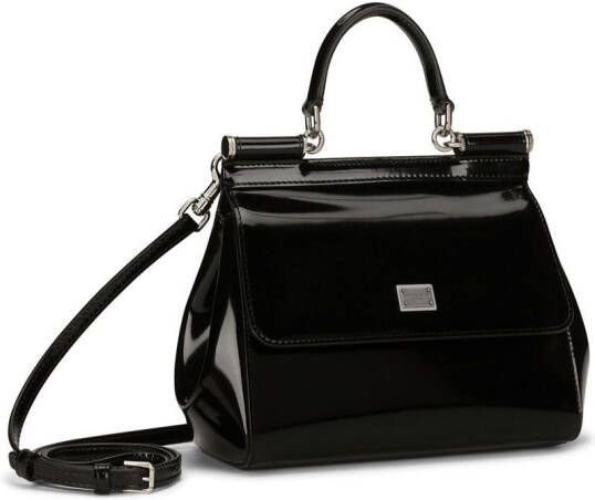 Dolce & Gabbana KIM DOLCE&GABBANA Sicily kleine tas met handgreep Zwart