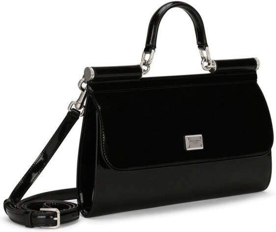 Dolce & Gabbana KIM Sicily tas met handgreep Zwart