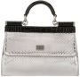 Dolce & Gabbana KIM kleine Sicily tas met handgreep Zwart - Thumbnail 3