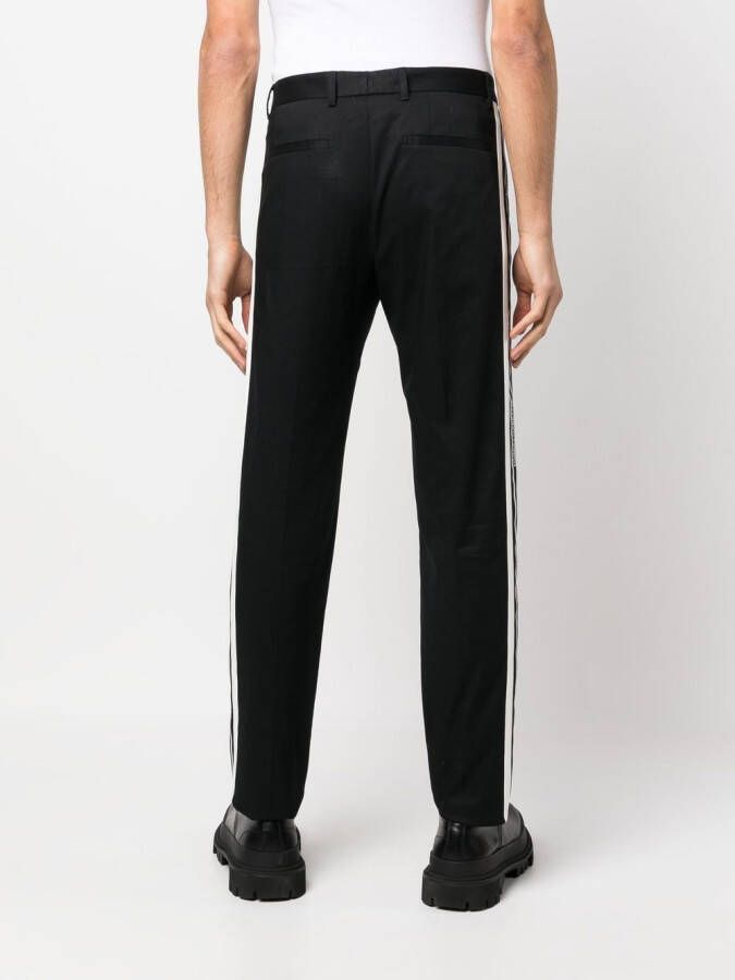 Dolce & Gabbana Pantalon met zijstreep Zwart