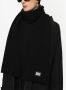 Dolce & Gabbana Sjaal met logopatch Zwart - Thumbnail 2