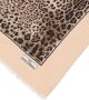 Dolce & Gabbana KIM DOLCE&GABBANA sjaal van kasjmierblend met luipaardprint Beige - Thumbnail 3