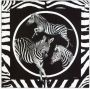 Dolce & Gabbana Twill sjaal met zebraprint Zwart - Thumbnail 3