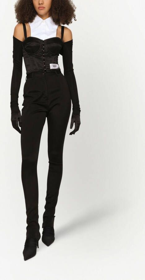 Dolce & Gabbana KIM DOLCE&GABBANA cady skinny broek Zwart
