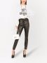 Dolce & Gabbana Gecoate skinny jeans met ringlets Zwart - Thumbnail 2