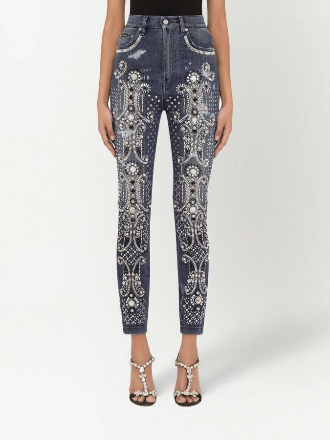 Dolce & Gabbana Grace skinny jeans Blauw