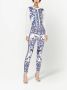 Dolce & Gabbana Grace skinny jeans met Majolica-print Blauw - Thumbnail 3