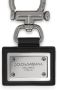 Dolce & Gabbana Leren sleutelhanger met logo label Zwart - Thumbnail 2