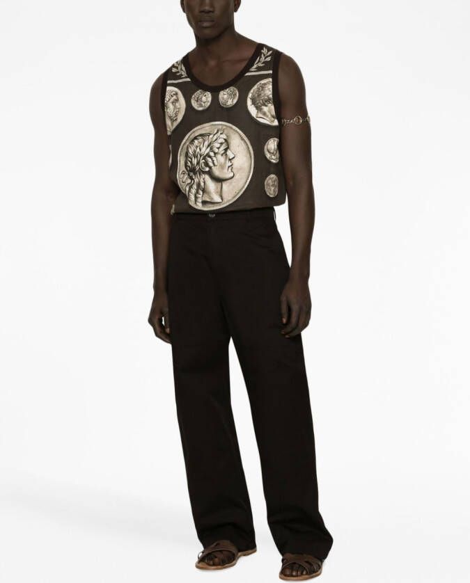 Dolce & Gabbana Slim-fit broek Zwart