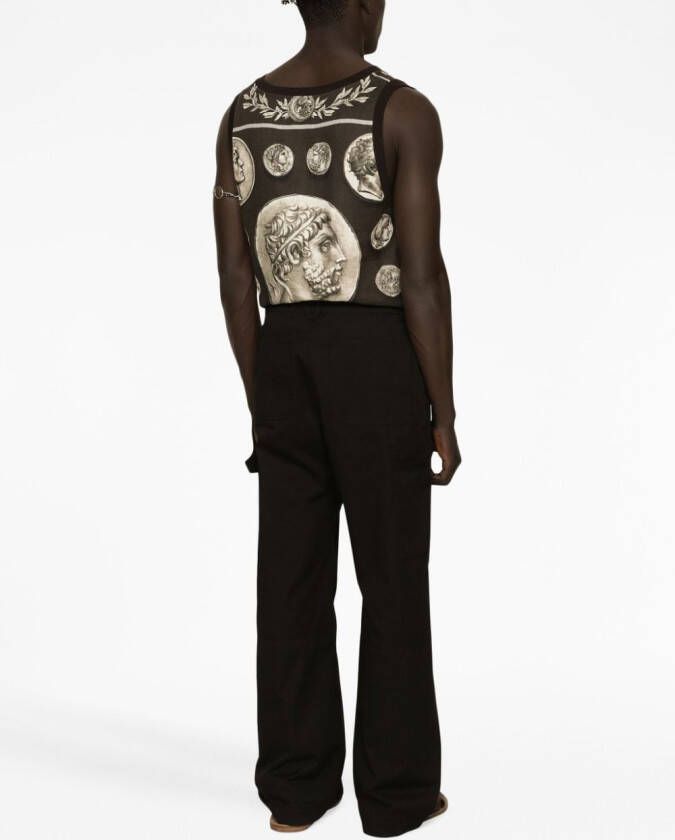 Dolce & Gabbana Slim-fit broek Zwart