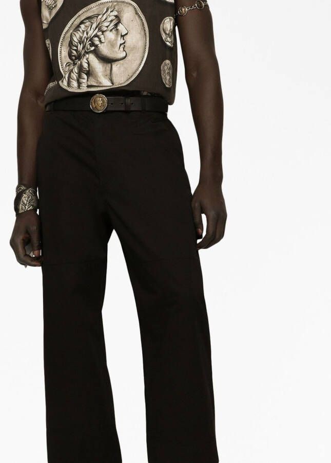 Dolce & Gabbana Slim-fit broek Zwart