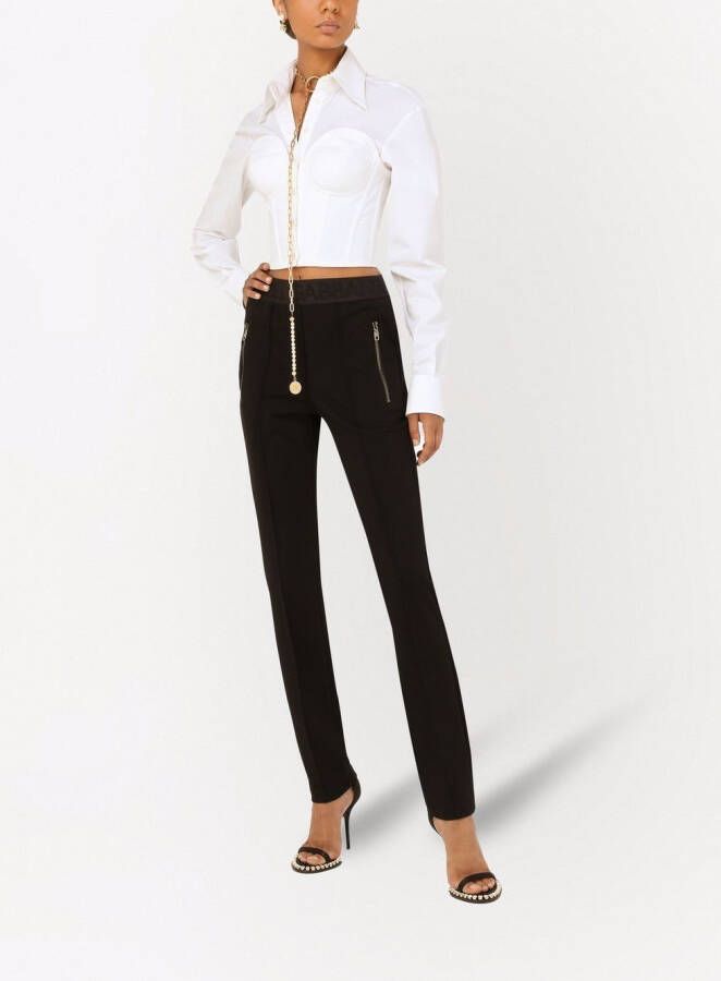 Dolce & Gabbana Slim-fit broek Zwart