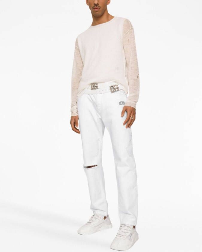 Dolce & Gabbana Slim-fit jeans Wit