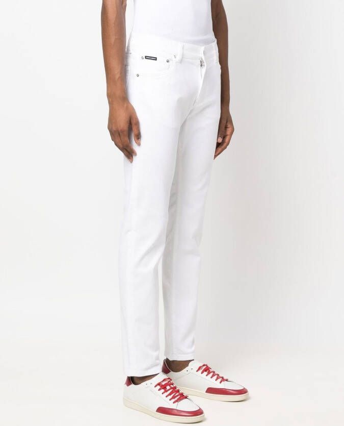 Dolce & Gabbana Slim-fit jeans Wit