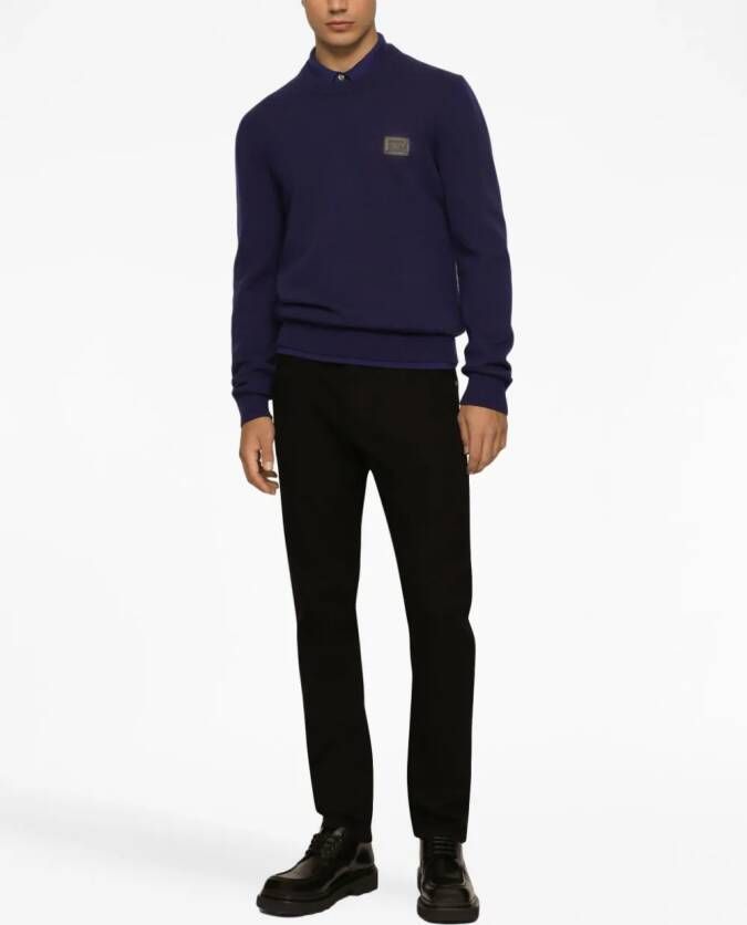 Dolce & Gabbana Slim-fit jeans Zwart