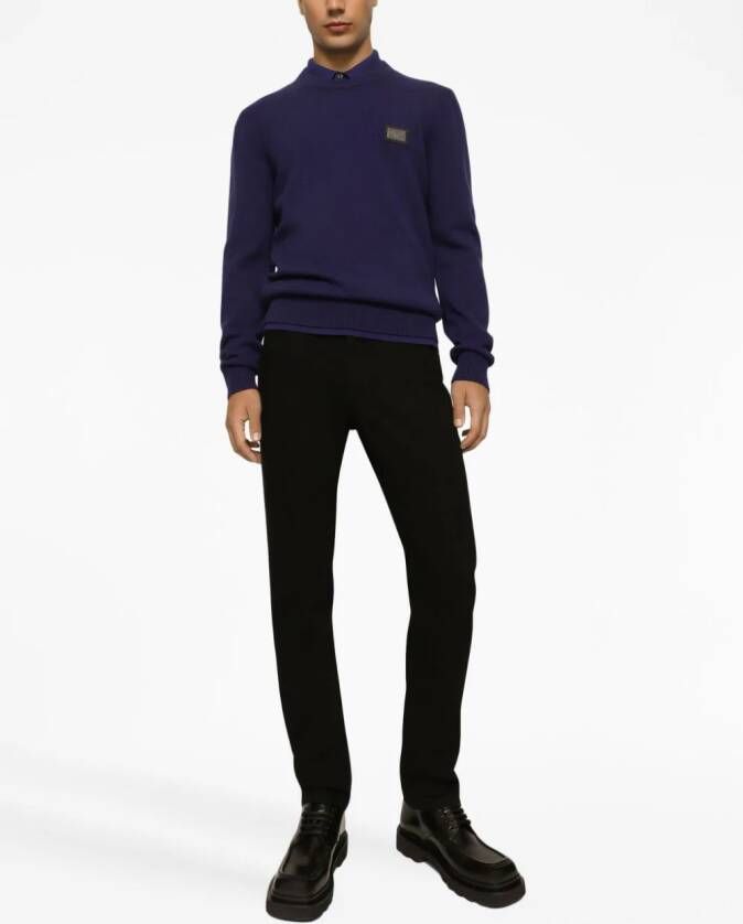 Dolce & Gabbana Slim-fit jeans Zwart
