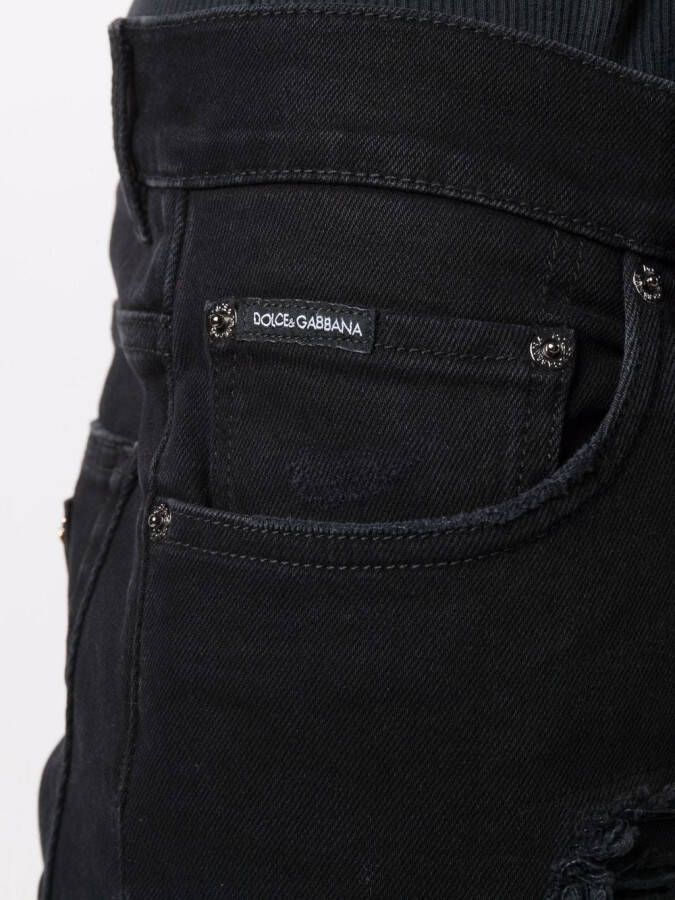 Dolce & Gabbana Slim-fit jeans Zwart