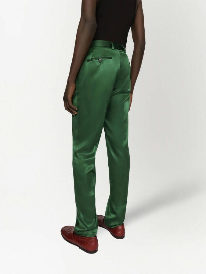 Dolce & Gabbana Slim-fit pantalon Groen