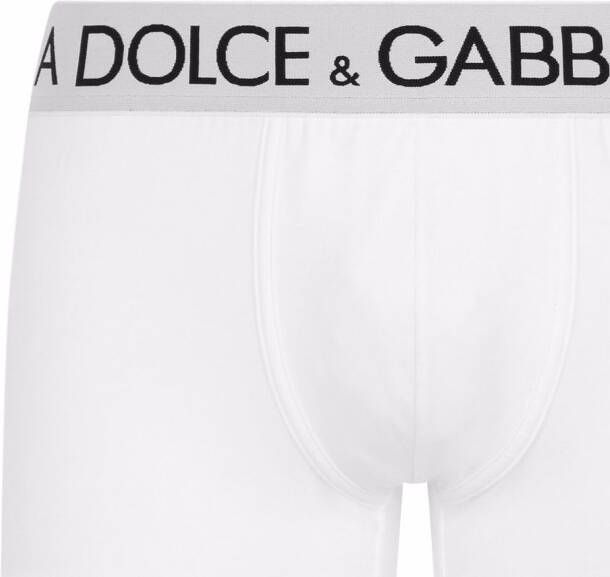 Dolce & Gabbana Boxershorts met logoband Wit