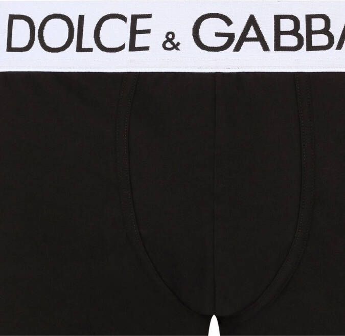 Dolce & Gabbana Boxershorts met logoband Zwart
