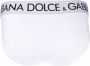 Dolce & Gabbana Slip met logoband Wit - Thumbnail 2