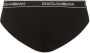 Dolce & Gabbana High waist slip met logoband Zwart - Thumbnail 3