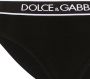 Dolce & Gabbana Geribbelde slip met logoband Zwart - Thumbnail 3