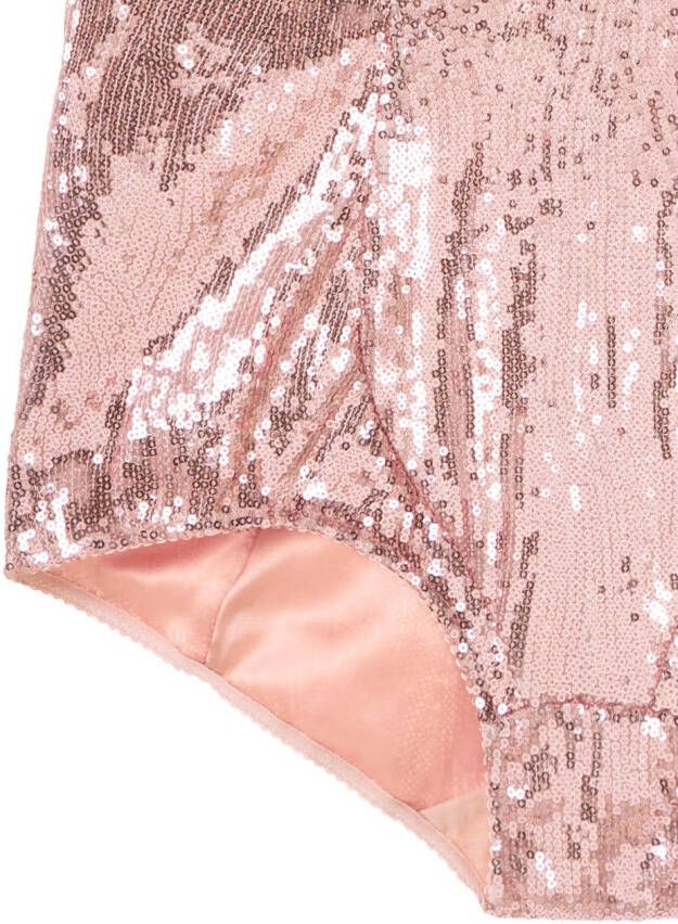 Dolce & Gabbana Slip met pailletten Roze