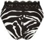 Dolce & Gabbana High waist slip met print Zwart - Thumbnail 3