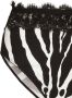 Dolce & Gabbana High waist slip met print Zwart - Thumbnail 4