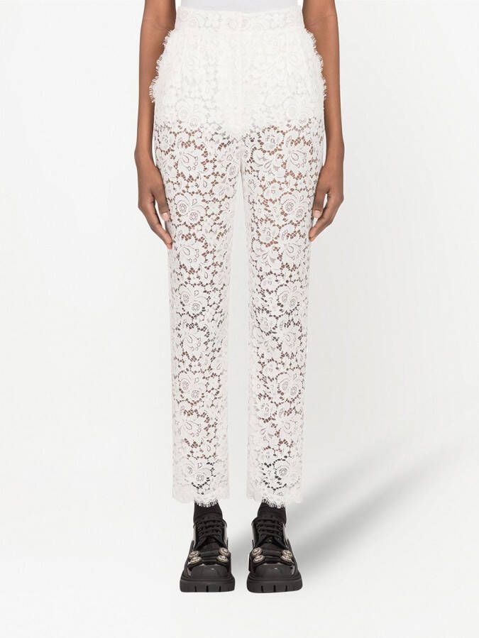 Dolce & Gabbana Straight broek Wit
