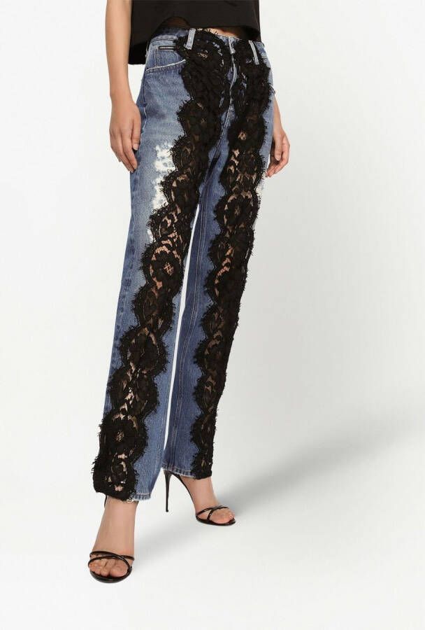Dolce & Gabbana Straight jeans Blauw