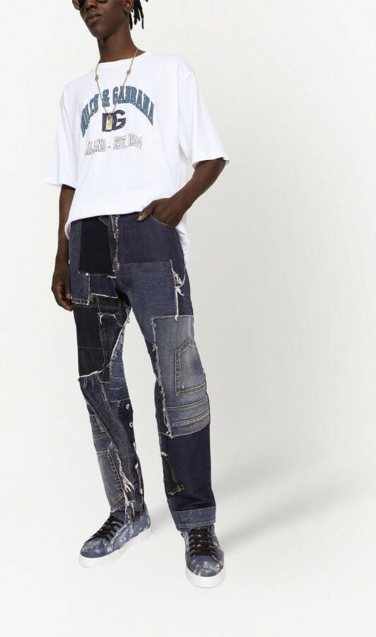 Dolce & Gabbana Jeans met toelopende pijpen Blauw