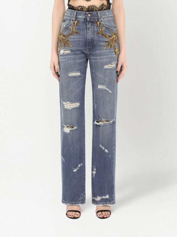 Dolce & Gabbana Flared jeans Blauw