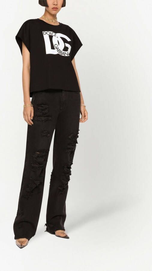 Dolce & Gabbana Flared jeans Zwart